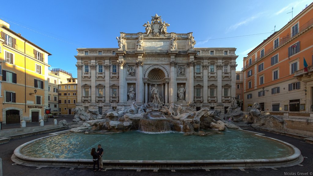 Panoramic Fontana di Trevi