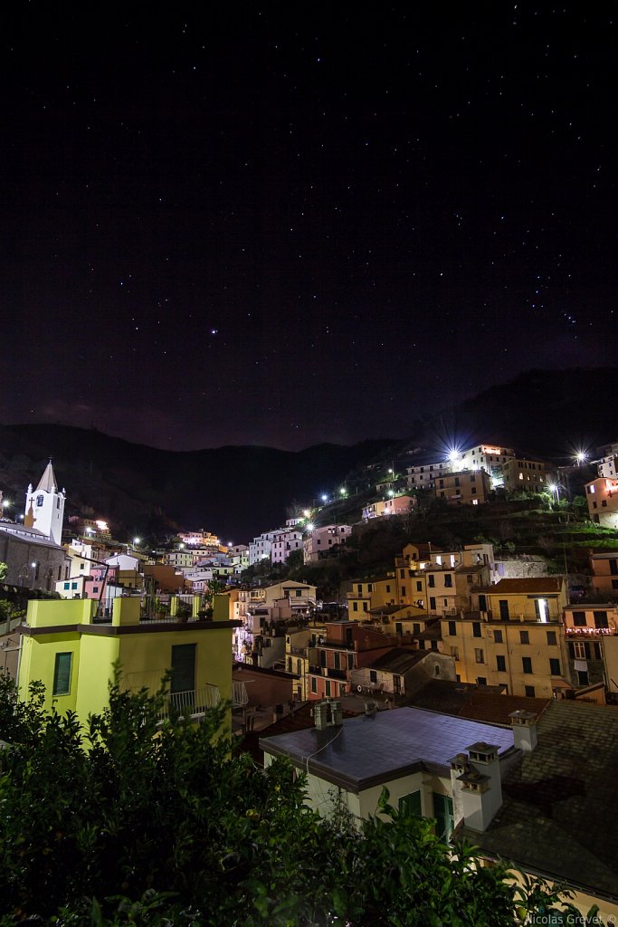 Riomaggiore under the stars